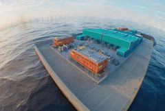 Delivering technical HVAC-R Installation to Princess Elisabeth Island in Belgium