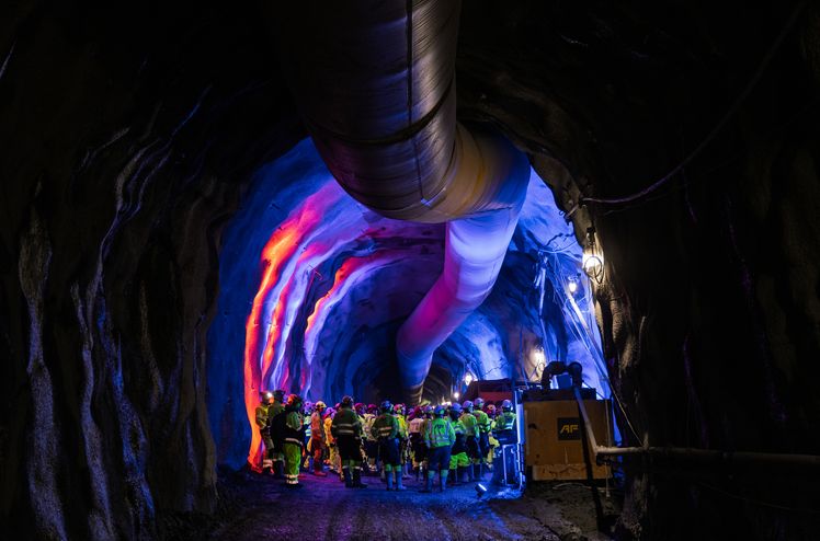 Breakthrough at the Sogn-Ulven cable tunnel