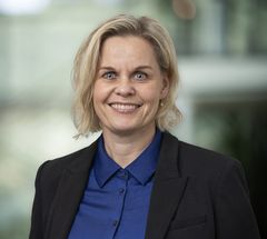 Kvinne som smiler