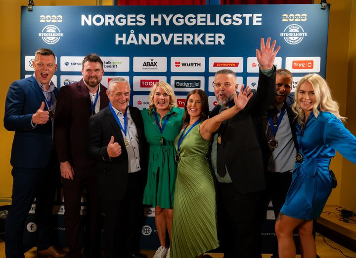 Bransjekåringen, Norges Hyggeligste Håndverker har blitt en stor begivenhet i håndverksbransjen. Her fra finalen i fjor.