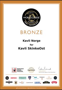 Bronse til originalen Kavli SkinkeOst