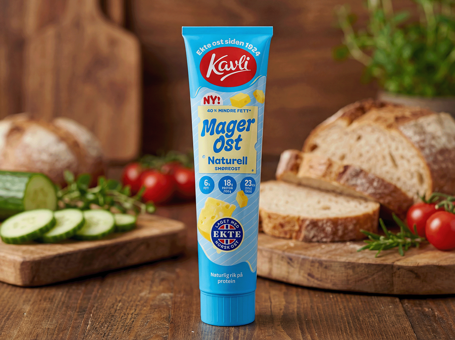 Kavli MagerOst Naturell er tilbake!