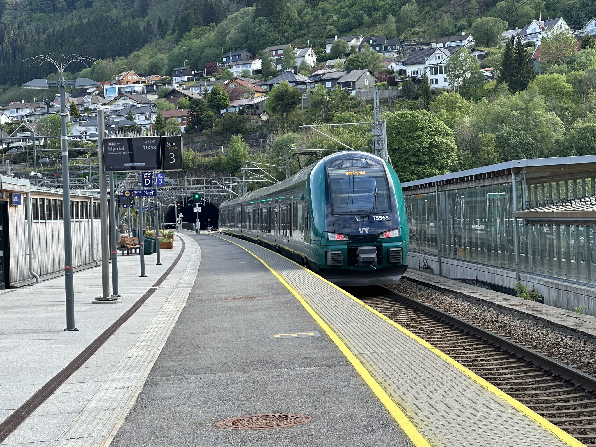 Ny undersøkelse viser jevn kundetilfredshet for togpassasjerene på Vestlandet