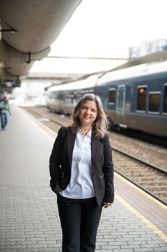 Jernbanedirektør Anne Iren Fagerbakke.