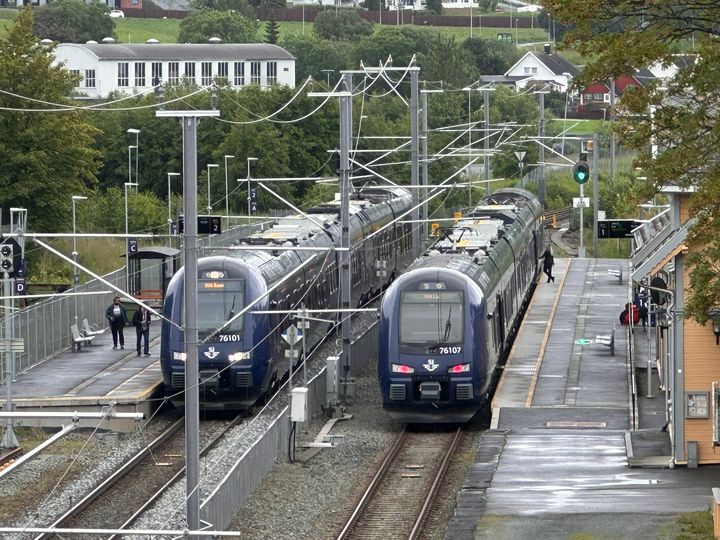 Togkryssing ved Ranheim stasjon