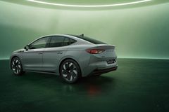 Bagasjeromsvolumet i Škoda Enyaq Coupé RS er på hele 570 liter. SUV-versjonen rommer 585 liter.