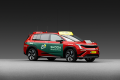 Škoda Peaq med spesialtilpassede løsninger og panoramatak utviklet for rittet.