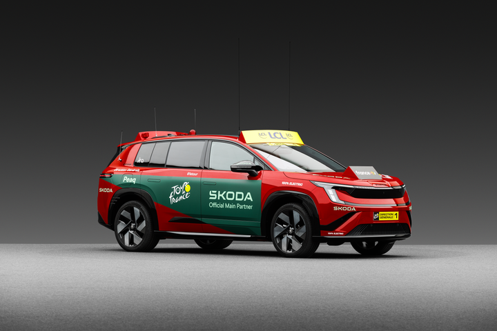 Škoda Peaq med spesialtilpassede løsninger og panoramatak utviklet for rittet.