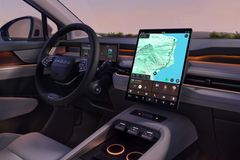 Škoda Peaq interiør med vertikal infotainmentskjerm