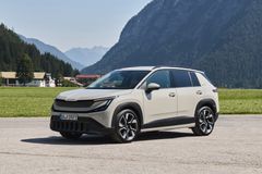 Škoda Epiq i lakkfargen Marble Grey.
