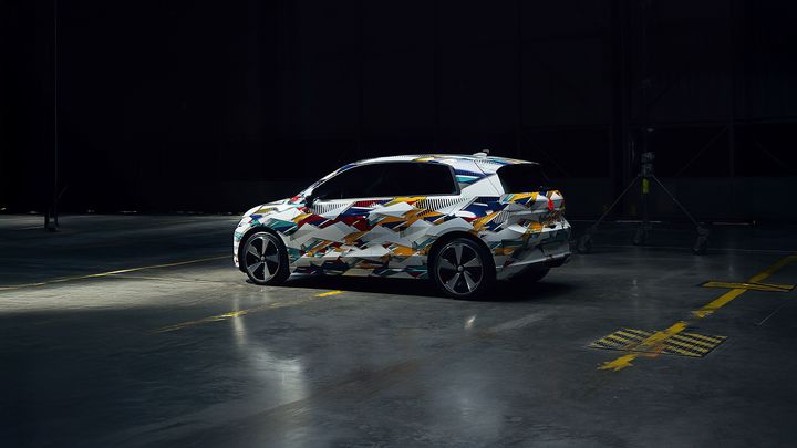 Kamuflert: Volkswagen ID. Polo skal vises for første gang i München 7. september
