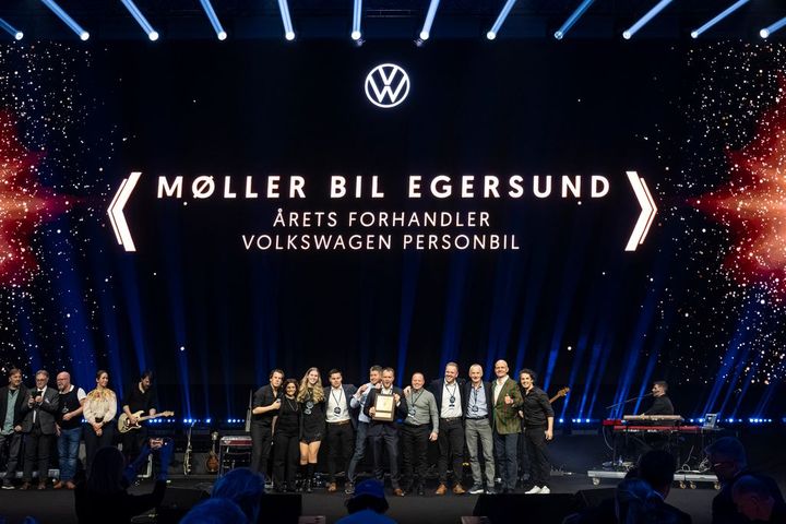 Møller Bil Egersund ble årets forhandler av Volkswagen Personbil