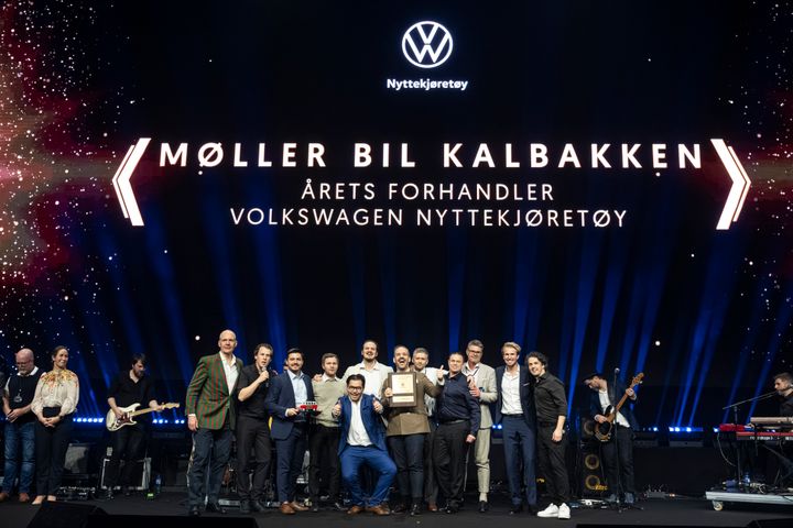 Møller Bil Kalbakken er årets forhandler av Volkswagen Nyttekjøretøy