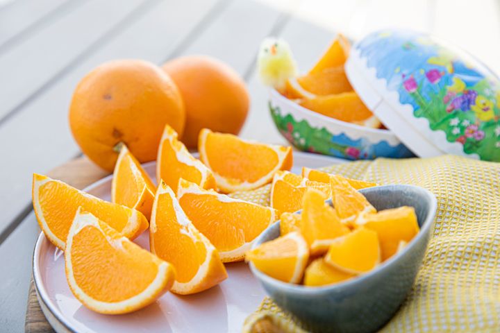 Appelsin hører påsken til.