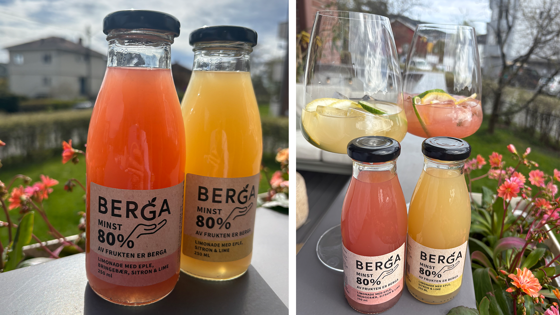 Nå kommer to nye limonader i Berga-serien