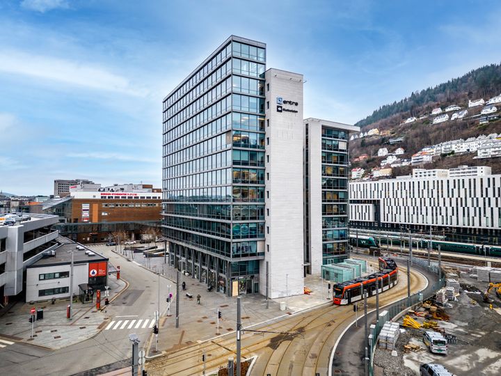 Nonnesetergaten 4 har en meget sentral beliggenhet i Bergen (Foto: Magent Fotografer)