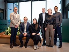 Entra har styrket laget med flere nyansettelser hittil i 2026. F.v.: Christoffer Skaarud Berntzen (utleiesjef), Ole Ottesen, (utleiesjef) Carine Blyverket (direktør for eiendomsforvaltning og forretningsutvikling), Frank Randel Helgesen (utleiedirektør), Anne Lene Falch (Asset Manager) og Shobeir Razavinik (Asset Manager).