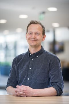 Henning Berger Nortvedt, leder for region Stor-Oslo i Entra, er glad for at Sopra Steria velger Entra også i Drammen. – Sopra Steria passer veldig godt inn i det kunnskapsmiljøet som er bygget opp på Papirbredden.