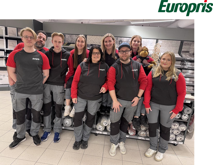 Teamet fra venstre: Jon Anders Bruun Hansen, Kristian Fossum, Jesper Christiansen, Sunita Smedaas, Hege Vatne, Inga Zuga, Øyvind Moland, Renita Klaussen, Nora Johnsen.
