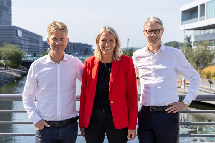 CEO Rune Skjelvan,  Cathrine Bjerke Dalheim (Managing Partner, Law) og Anfinn Fardal (fung. Head of Audit).