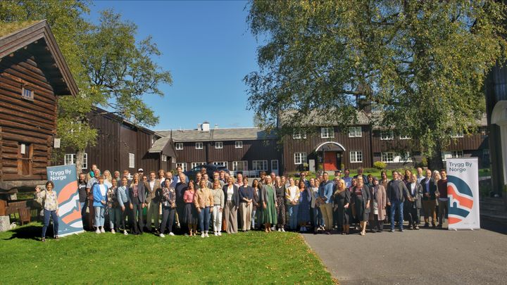 Representanter fra Trygg By Norge samlet på Lysebu i 2022