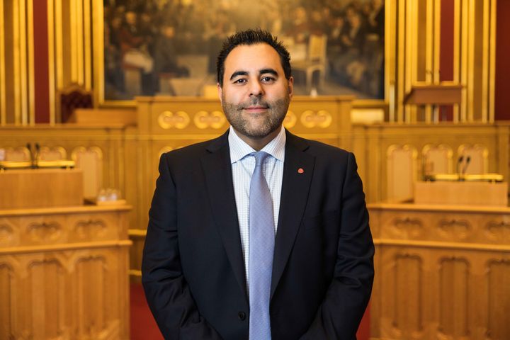 Stortingspresident Masud Gharahkhani (A). Foto: Stortinget.