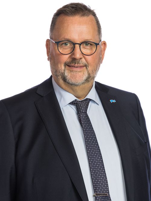 Portrettfoto av Stortingets første visepresident Svein Harberg.