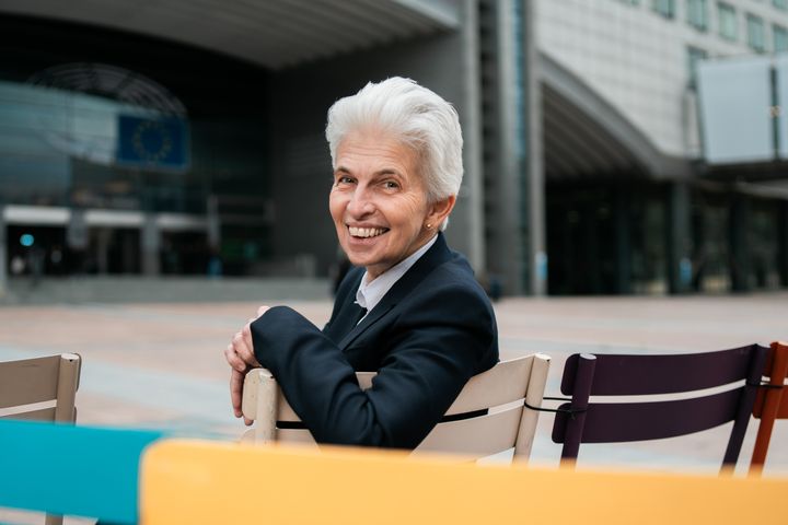 Portrettfoto av Marie-Agnes Strack-Zimmerman, komitéleder for Europaparlamentets sikkerhets- og forsvarskomité.