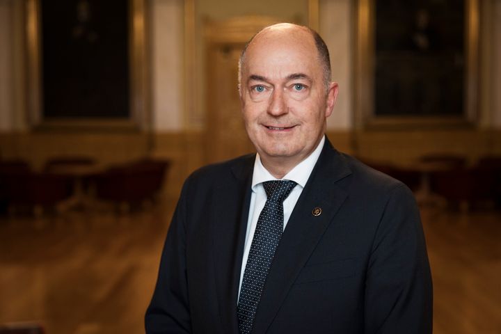 Portrettfoto av Morten Stordalen, som er Stortingets første visepresident.