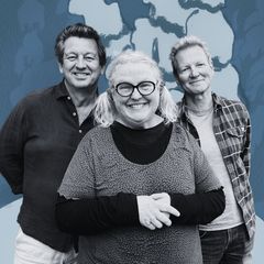 Gro Dahle, Olaf "Knerten" Kamfjord og Jon Rosslund. Foto: Helén Kamfjord