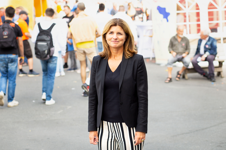 - Skatteetaten er med på arrangementet Arendalsuka for å bidra med kunnskap, innsikt og for å få oppmerksomhet rundt viktige spørsmål innen skatteforvaltningen, sier skattedirektør Nina Schanke Funnemark. Foto: Andreas Agasøster Vatnøy, Skatteetaten