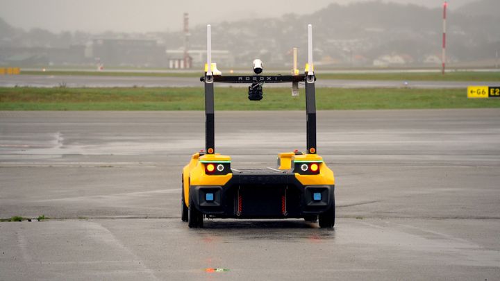 Roboten fra Roboxi på Stavanger lufthavn Sola