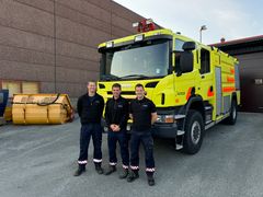 Fra vestre Geir-Atle Johansen, Andreas Strand og Erik Jørgensen. Foto: Endre Dahler