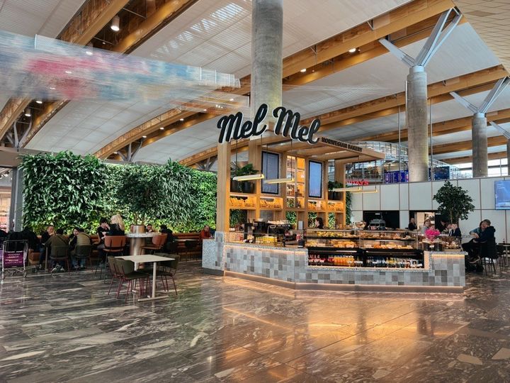 Mel er et av de nye spisestedene som nå er åpnet på Oslo lufthavn.