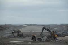 Arbeidene med den nye rullebanen på nye Bodø lufthavn er kommet et godt stykke på vei.