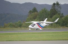 Landing på Bergen lufthavn