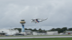 Take off fra Stavanger lufthavn