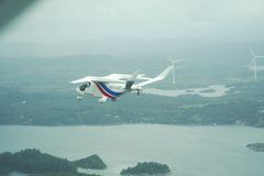 I luften mellom Stavanger og Bergen