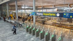 Sikkerhetskontrollen på Oslo lufthavn