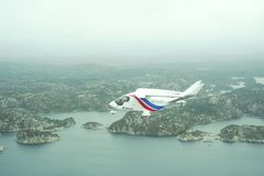 Det elektriske flyet på første ruteflygning mellom Stavanger og Bergen 4. september