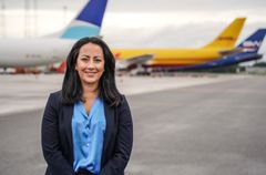 Fraktsjef i Avinor, Eva Beate Lande. Foto: Helene Wattanapradit Jensen, Avinor.