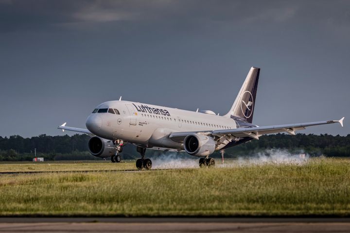 Lufthansa A319 i Frankfurt