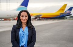 Fraktsjef i Avinor, Eva Beate Lande.