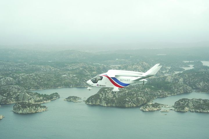 BETA ALIA - the first electric plane to fly test flights in Norway