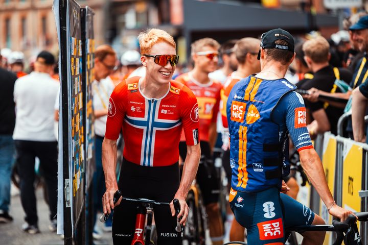 HJEMMEHÅP: Hjemmehåpet Andreas Leknessund stiller til start i årets utgave av Arctic Race of Norway.