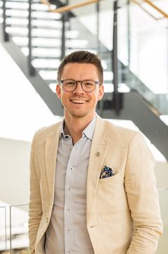 Sondre Skar, leder for digitale tjenester i Fjordkraft Bedrift.