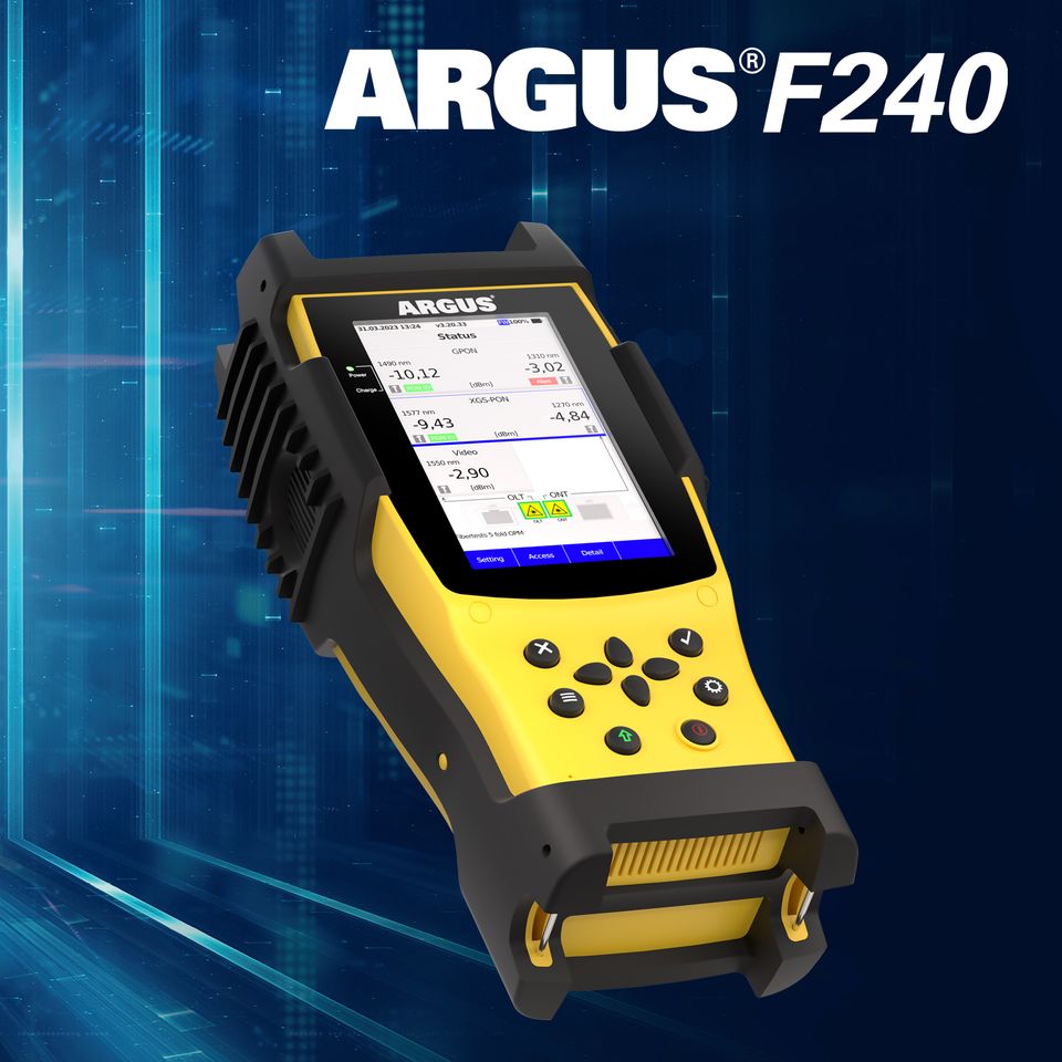 intec presents the ARGUS® F240 fiber tester at ANGA COM news aktuell GmbH
