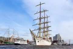 Tall ships are regular guests at Port Anniversary Hamburg