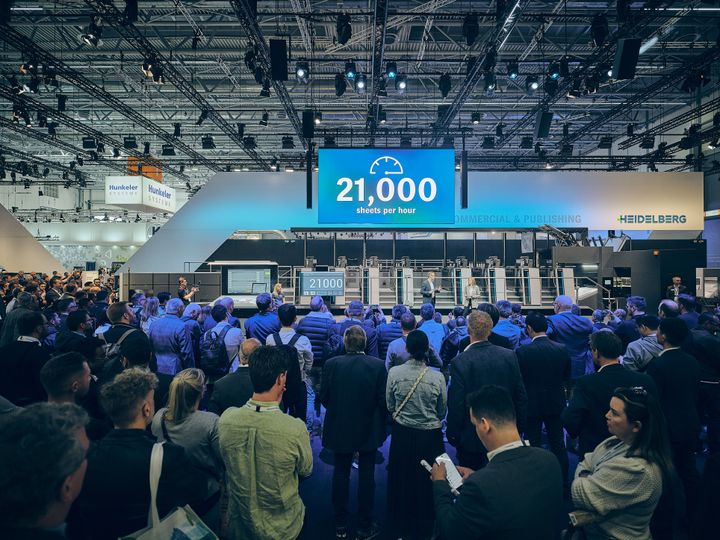 The new Peak Performance generation of the Speedmaster XL 106 offset press from HEIDELBERG had its world premiere at drupa 2024. Its productivity is up to 20 percent higher than the previous generation.