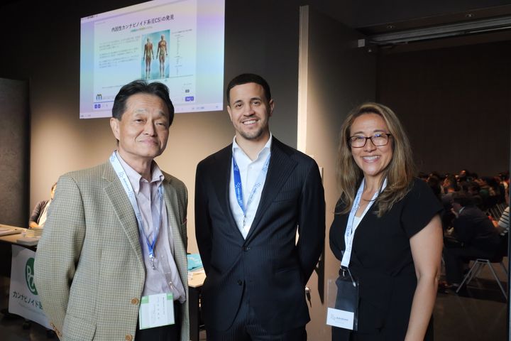 From left: Tadaaki Yoshinaga - CEO GSI CREOS Corp Yves Antoniazzi - CEO Astrasana Holding AG Chikako Yoshida - CEO Astrasana Japan ltd.